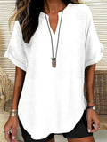 V-neck top - Lightweight, elegant, and versatile