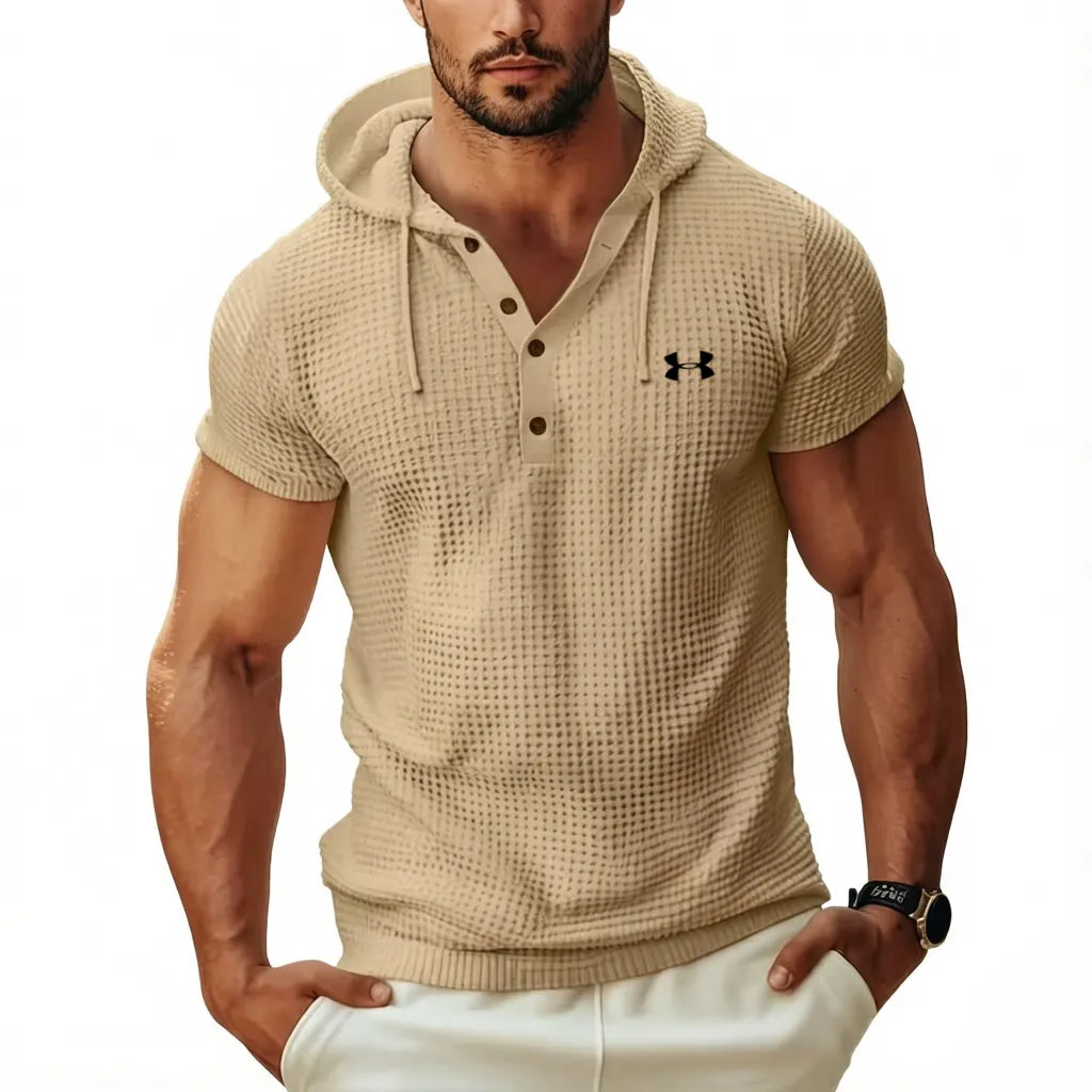 Everyday Waffle Hoodie Short-Sleeve Tee