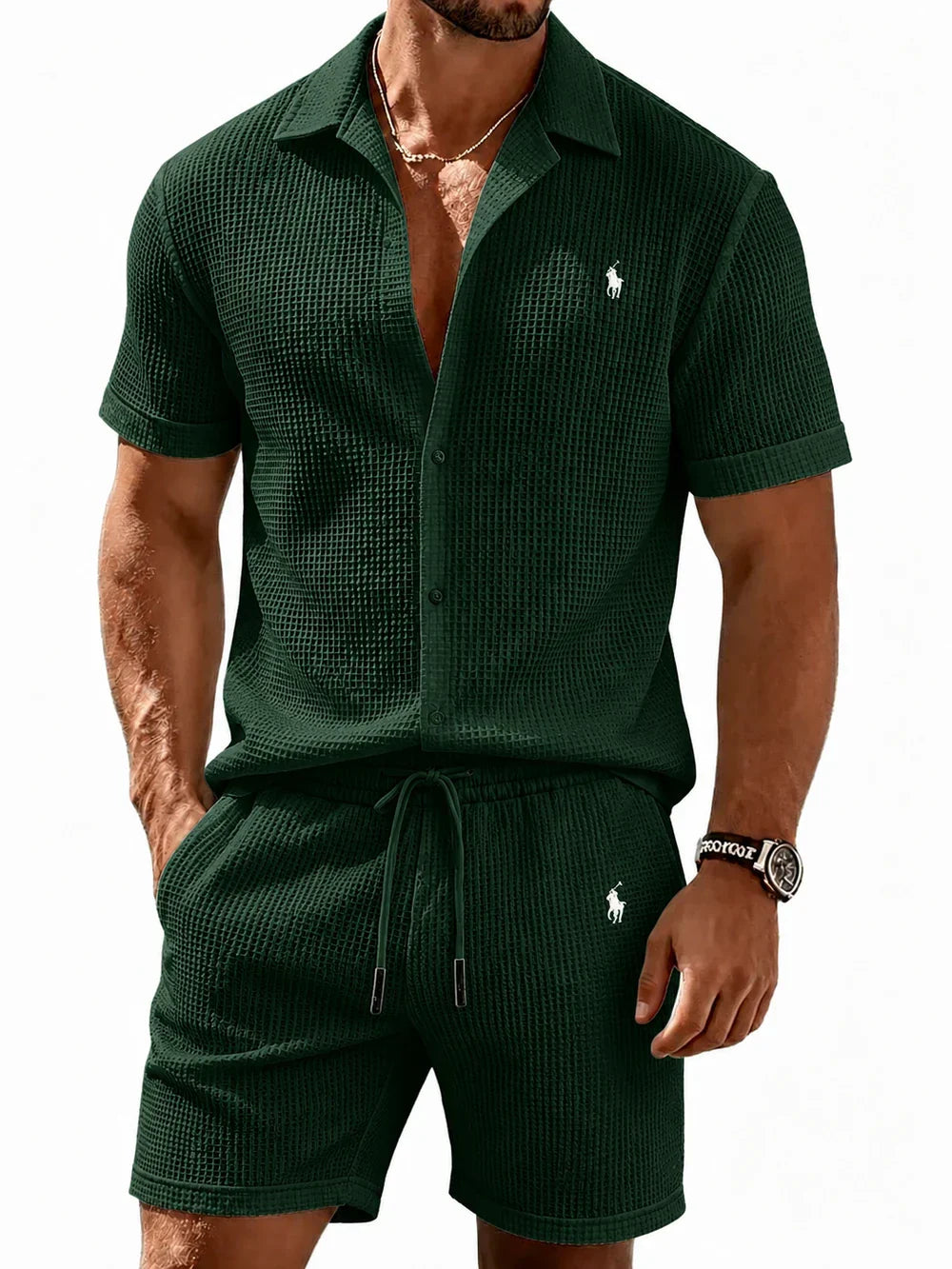 Waffle Knit Resort Set