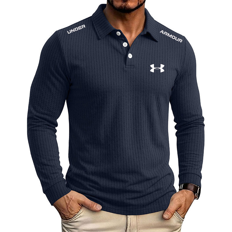 Everyday Textured Polo Collar Top Essential