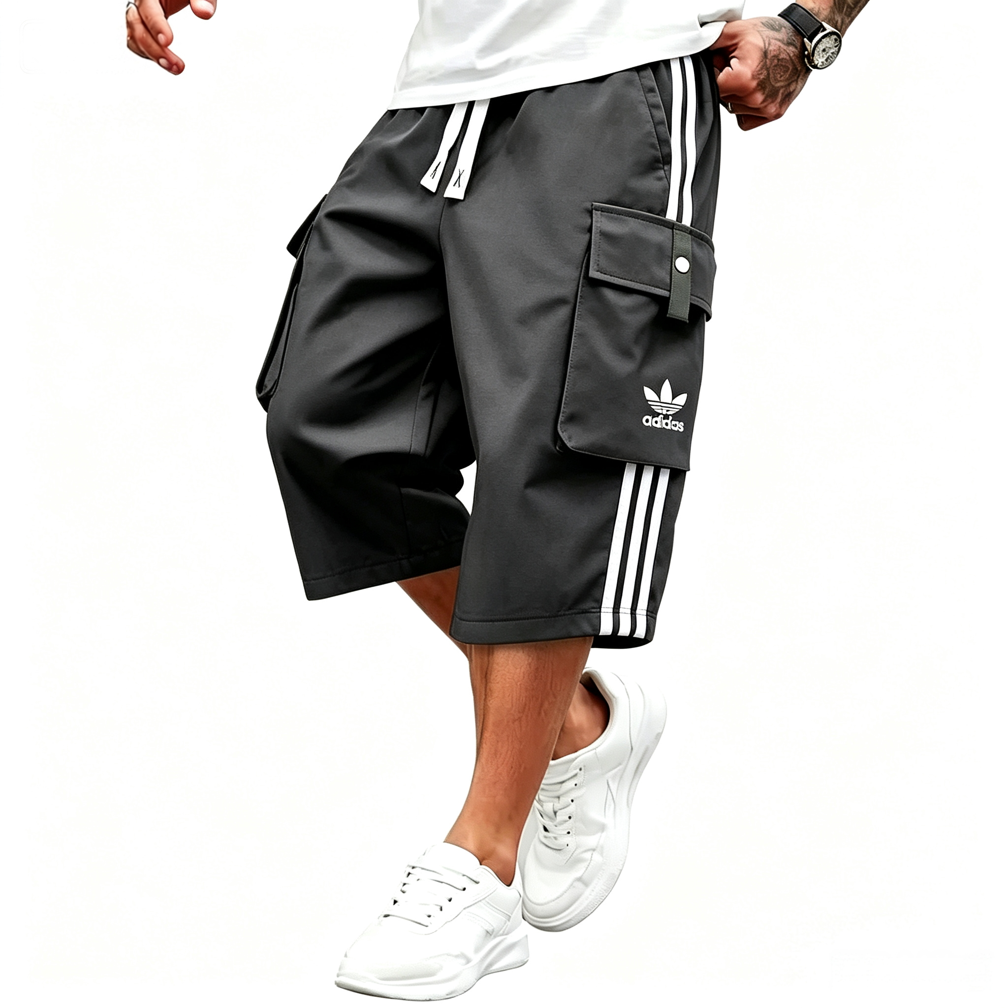 ComfortWaffle Everyday Casual Drawstring Shorts