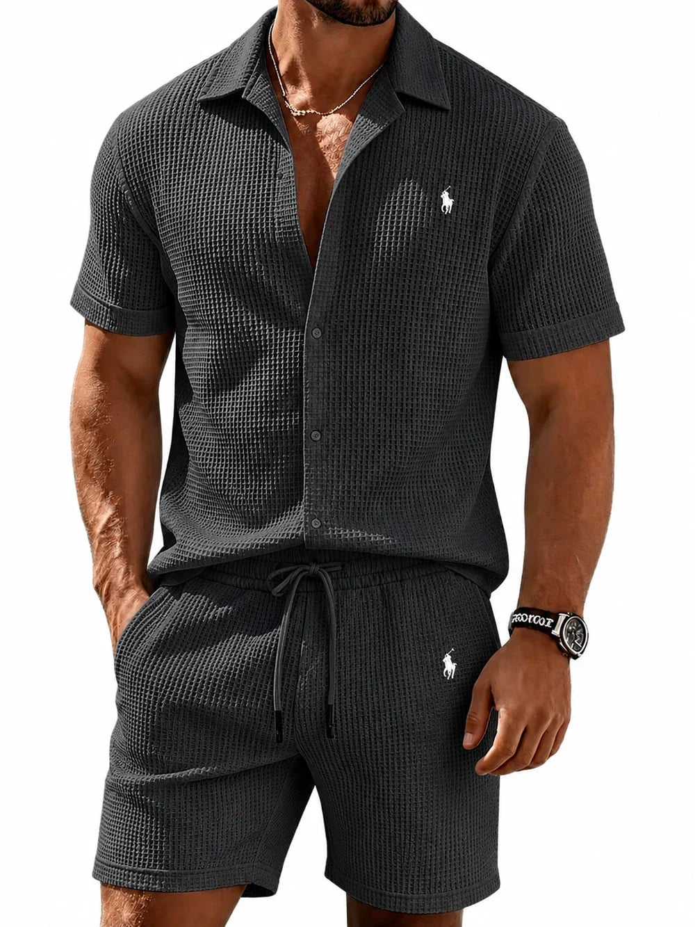 Waffle Knit Resort Set